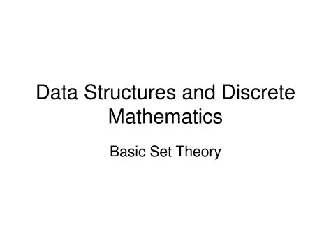 Image result for Discrete Structures Set Theory