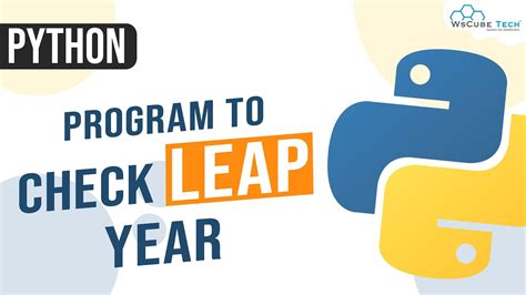 Toradh íomhá ar Python Leap Year Problem