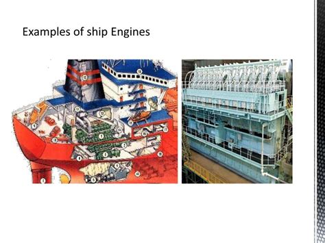 Parts of a Ship Engine