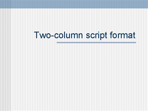 Two Collum Video Script に対する画像結果