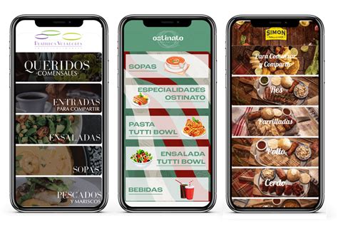 Afbeeldingsresultaten voor Digital Menu App Design