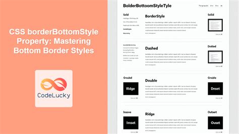 Image result for Border Styles CSS
