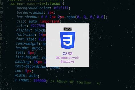 CSS 3D Shadow Effect に対する画像結果