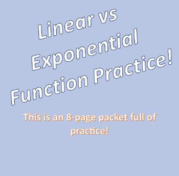Image result for Linear and Exponential Formula