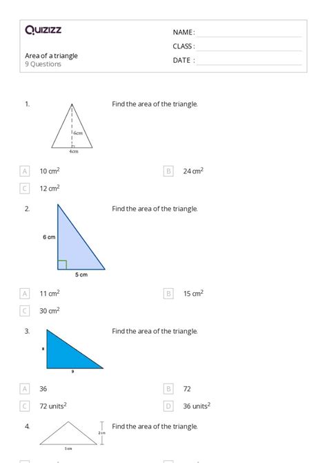 Image result for 5th Grade Math Triangle Worksheet