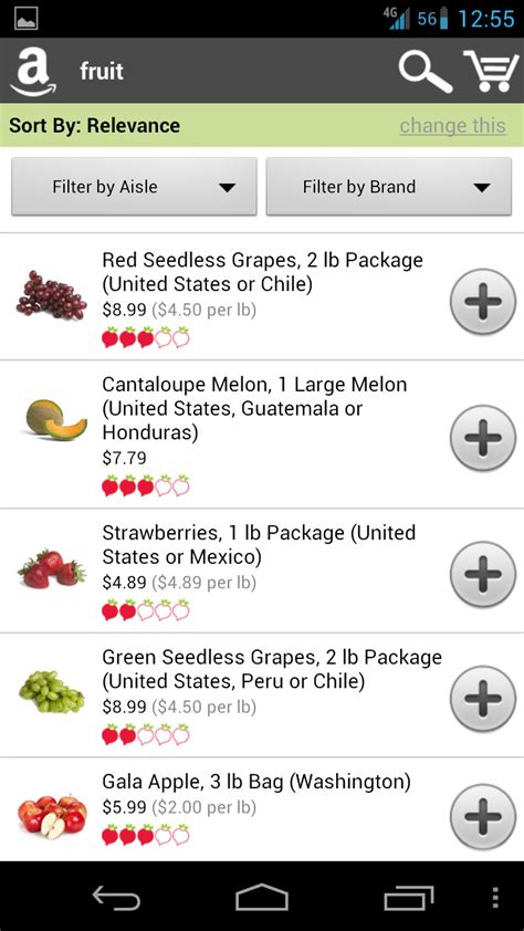 Toradh íomhá ar AmazonFresh Seattle