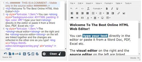 HTML5 Editor に対する画像結果