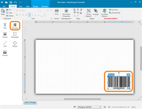 Image result for ZebraDesigner 3 Dual Small Label
