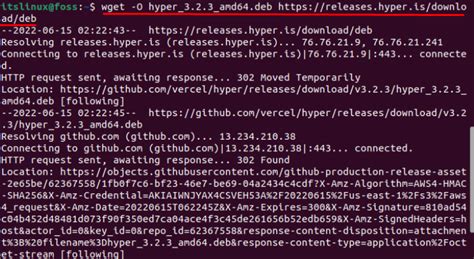Toradh íomhá ar Terminal Hyper Setting