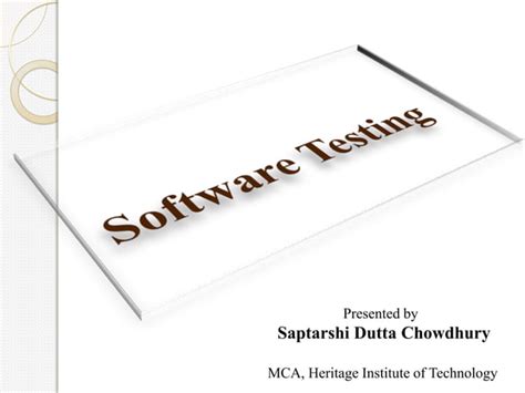 Overview of Software Testing PPT に対する画像結果