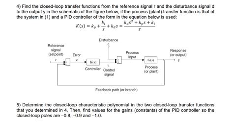 تصویر کا نتیجہ برائے Closed Loop Transfer Function PID Controller