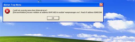 Windows XP Access Violation Error に対する画像結果