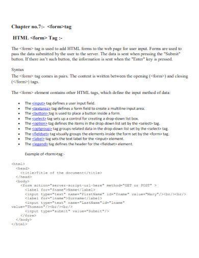 Image result for HTML Exaples
