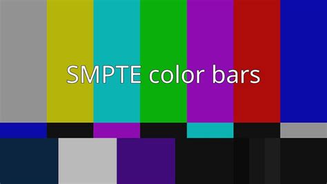 Image result for SMPTE Color Bar Sound