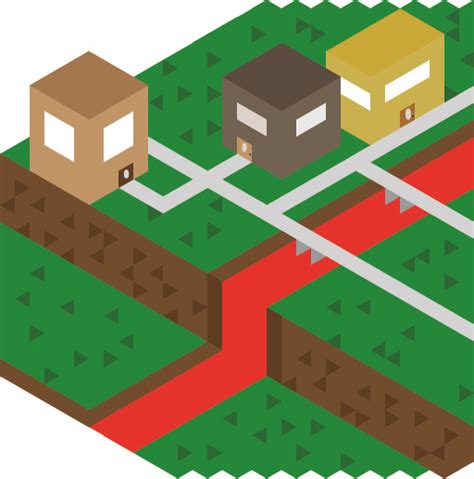 Toradh íomhá ar Isometric Map Grid