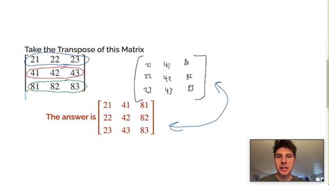 Image result for Find Transpose of Matrix