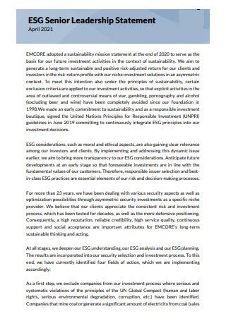 Bildergebnis für Leadership Purpose Statement Examples