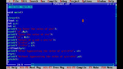 Typecasting in C Simple Program に対する画像結果
