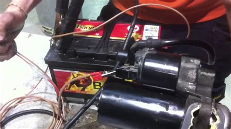 Image result for Bench Test Starter Motor