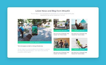 Blog Section Website Template に対する画像結果