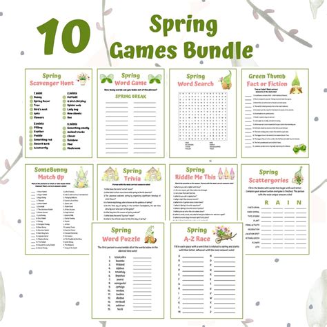 Image result for Games for Spring Lesson Plan