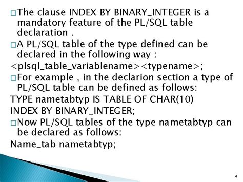Image result for PL/SQL Integer