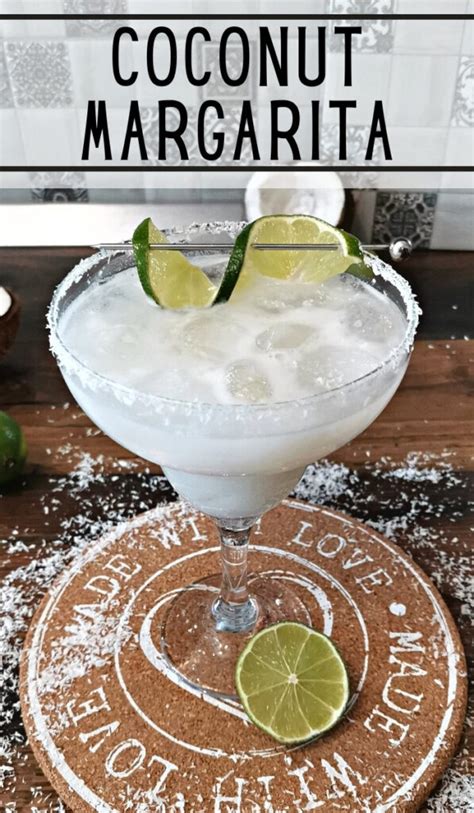 Coconut Margarita Cocktail Recipe - Foodiosity