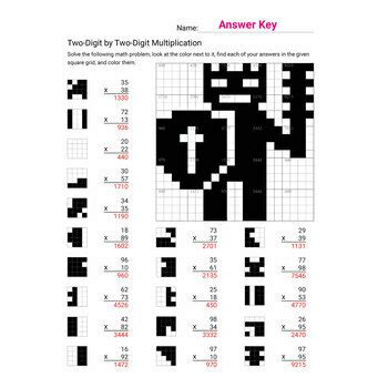 Image result for 2-Digit Multiplication Coloring Worksheets