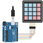 Image result for Keypad 4x4 Arduino PNG