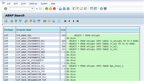 Toradh íomhá ar ABAP Code Linefsdv