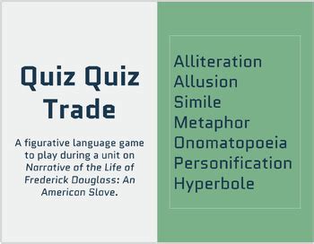 Afbeeldingsresultaten voor Figurative Language Frederick Douglass Narrative Quiz