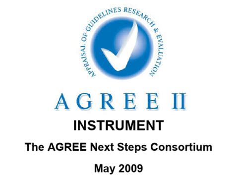 Image result for AGREE II Toolkit Tutorial