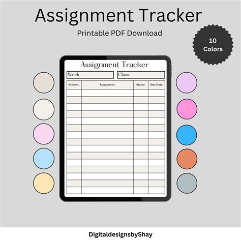 Image result for Digital Assignment Tracker