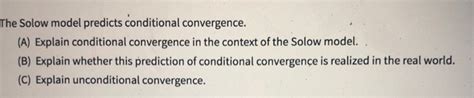 Conditional and Unconditional Convergence of Solow Model के लिए छवि परिणाम