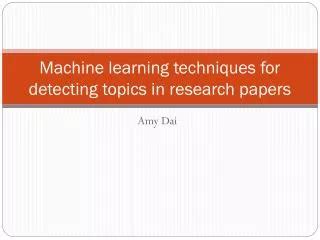 Image result for Research Paper Problem Machine Learnig