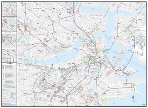 MBTA Subway Map Overlay Boston Map に対する画像結果