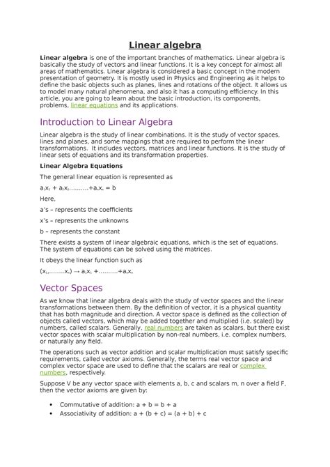 Image result for Introduction Linear Algebra 6