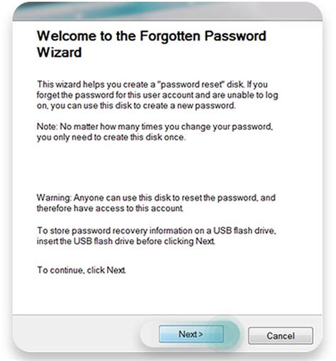 Image result for Reset Password Wizard Disk