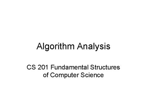 Image result for CS Analysis of Algorithms
