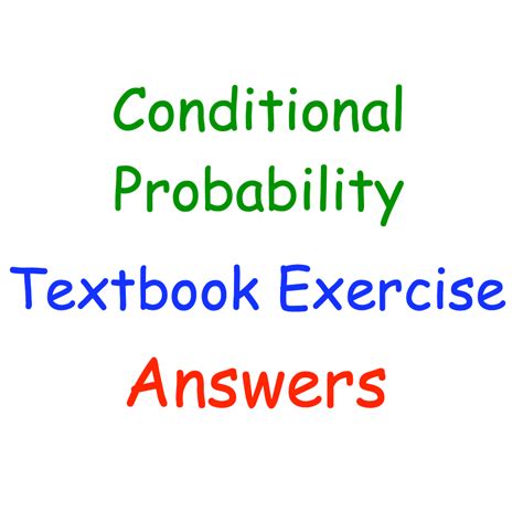 Image result for Conditional Probability Textbook