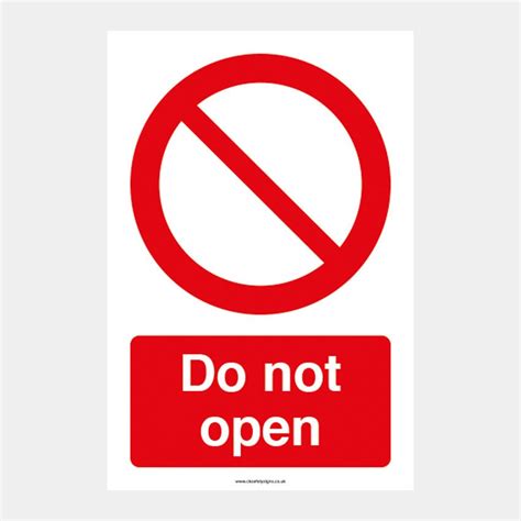 Do Not Open Logo Sign に対する画像結果