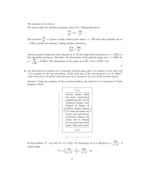 Afbeeldingsresultaten voor Optimization Problems Worksheet PDF