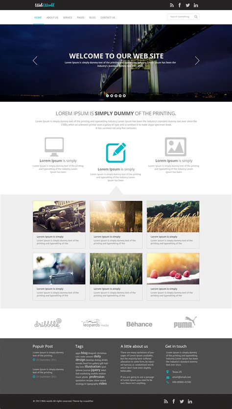 Toradh íomhá ar Website Template Design Software