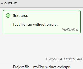 Toradh íomhá ar How to Generate C Code From MATLAB
