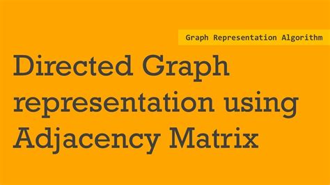 Image result for Directed Graph Matrix Representation