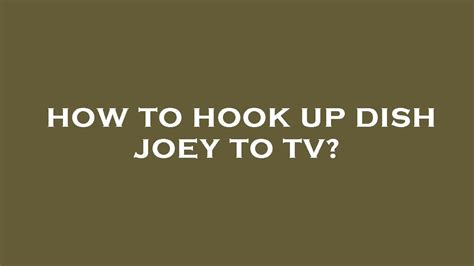 Image result for YouTube Not On Dish Wired Joey