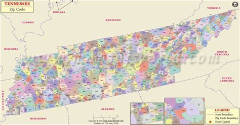 Image result for TN Area Code Map
