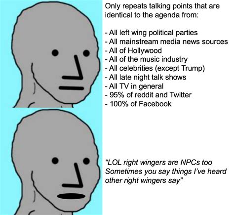 Image result for NPC Brain Loading Meme