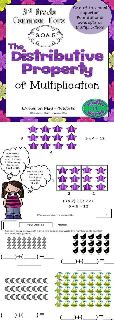 Image result for Distributive Property 3rd Grade