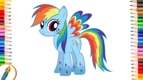 Toradh íomhá ar Rainbow Dash Speed Drawing